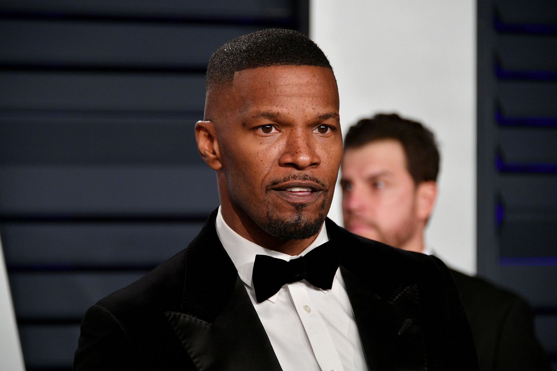 Jamie Foxx at the 2019 Vanity Fair Oscar Party Hosted By Radhika Jones - Arrivals - (Image via Getty)